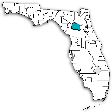 Alachua County on map