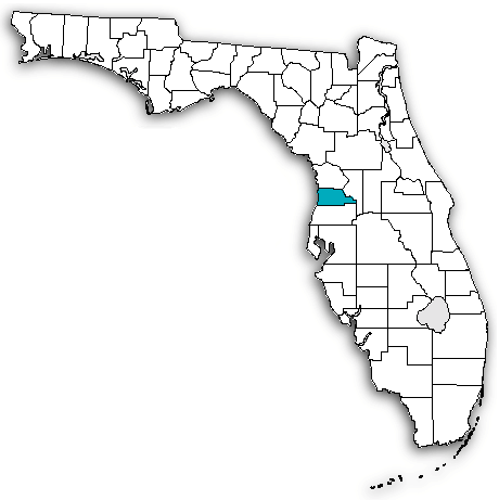 Hernando County on map