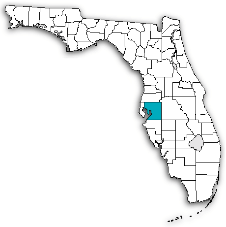 Hillsborough County on map