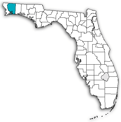 Santa Rosa County on map