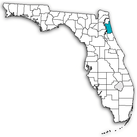 St. Johns County on map