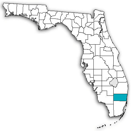 Broward County on map