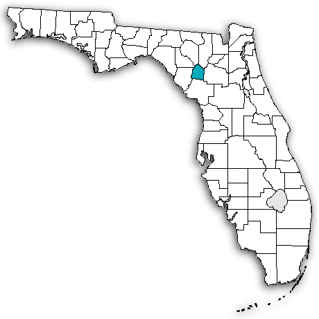 Gilchrist County on map