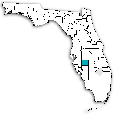 Hardee County on map