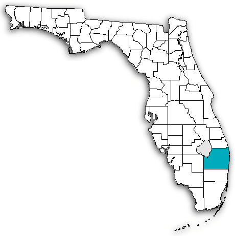 Palm Beach County on map