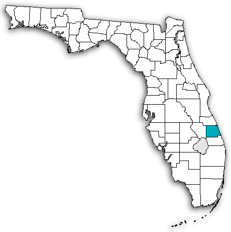 St. Lucie County on map
